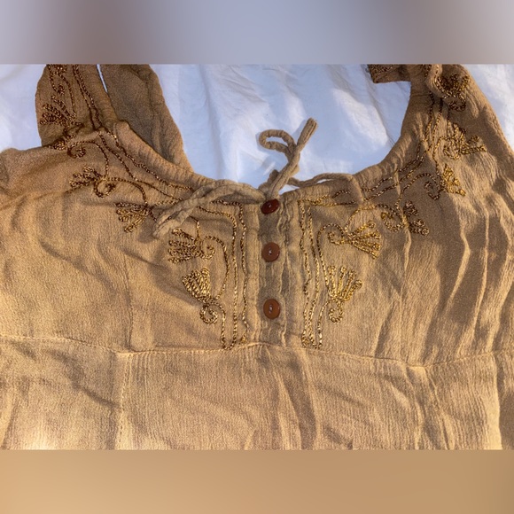 Rayasun Tie Dye Extreme Boho Mini Sundress Size Medium 60’s Style - Picture 4 of 6